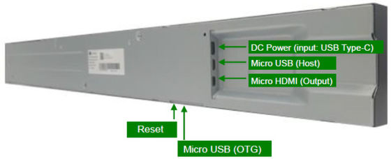 良い価格 LGストレッチバーLCDディスプレイ デジタルサイネージ 23.1インチ LD230EKS-FPN1 1920*158ピクセル オンライン