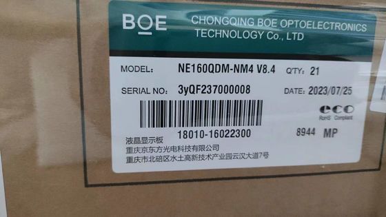 良い価格 BOE 16インチ デスクトップLCDパネル NE160QDM-NM4 2560*1600ピクセル 188ppi 1250CD/M2 3.3V 屋外 高明度のLCDパネル オンライン