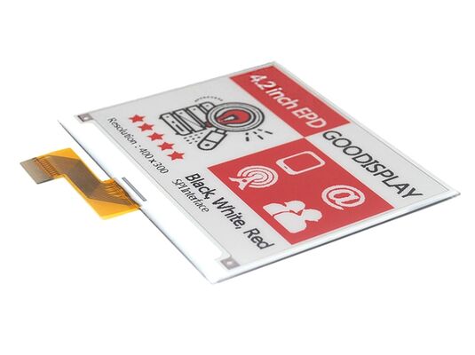 良い価格 4.2インチ3色Eインクディスプレイ 10秒速リフレッシュと電子棚ラベルの部分更新 オンライン