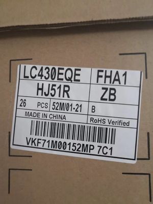 良い価格 高解像度ディスプレイのための3840*2160ピクセルとIPS技術を持つ43インチLCDテレビパネル オンライン