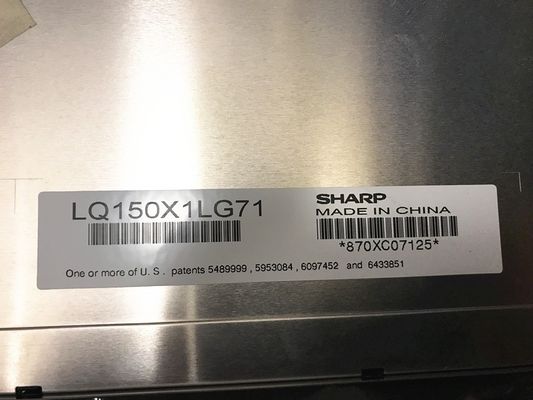 良い価格 シャープ 15 インチ産業用LCDディスプレイ 250 cd/m2 明るさ 1024x768 ピクセル解像度 50k 時間使用寿命 オンライン