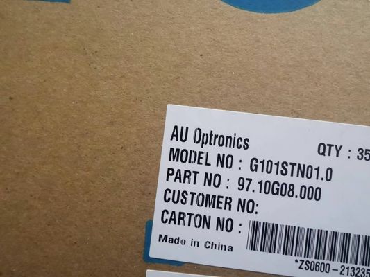 良い価格 10.1 インチ WSVGA 117PPI インダストリアルLcdスクリーン AUO G101STN01.0 250cd/M2 オンライン