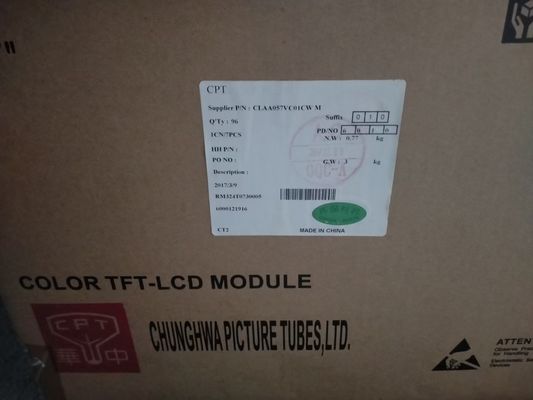 良い価格 5.7インチ産業用LCDディスプレイ 40ピン 139PPI CLAA057VC01CW NTSC CPT オンライン